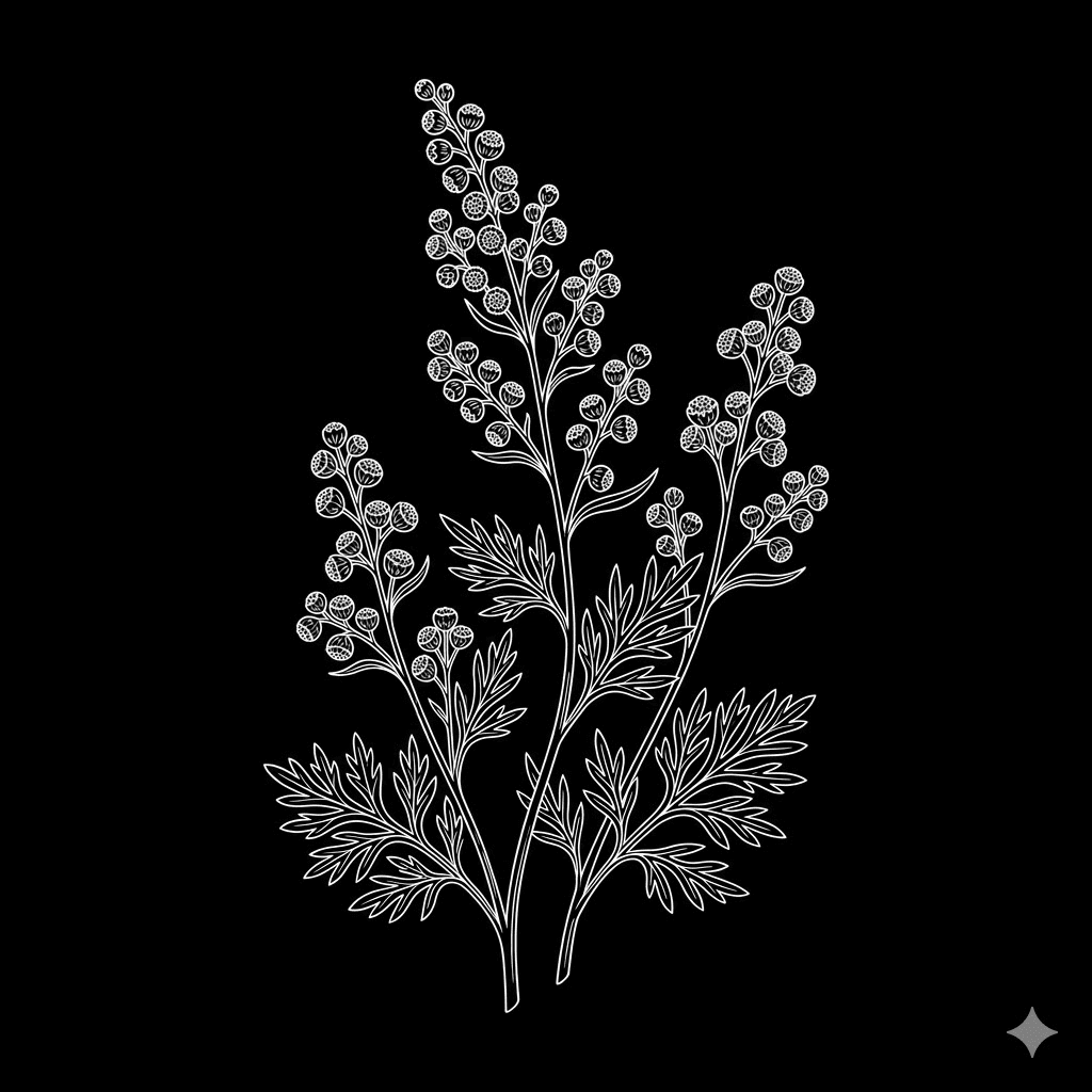 Absinthe — illustration botanique